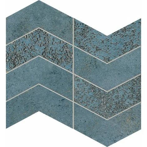 5903238055956 DOMINO (Tubądzin) Margot Blue Mozaika Ścienna Mat. 29,8x25 30x30 MS-02-585-0298-0250-1-016